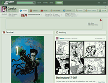 Tablet Screenshot of canalus.deviantart.com