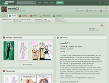 Tablet Screenshot of mawile22.deviantart.com