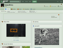 Tablet Screenshot of fastandfurry.deviantart.com