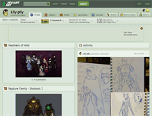 Tablet Screenshot of lily-pily.deviantart.com