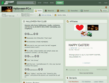 Tablet Screenshot of halloween-fc.deviantart.com
