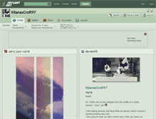 Tablet Screenshot of kitanaxcroft97.deviantart.com