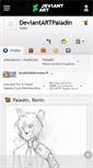 Mobile Screenshot of deviantartpaladin.deviantart.com