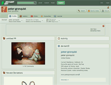 Tablet Screenshot of peter-gronquist.deviantart.com