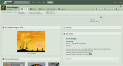 Desktop Screenshot of marodesigns.deviantart.com