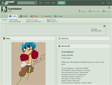 Tablet Screenshot of grantdoken.deviantart.com