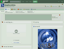 Tablet Screenshot of deepdownkinky.deviantart.com