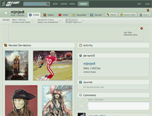 Tablet Screenshot of mjmjedi.deviantart.com