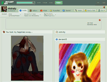 Tablet Screenshot of mistraly.deviantart.com