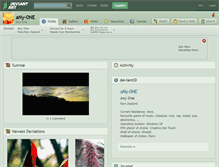 Tablet Screenshot of any-0ne.deviantart.com