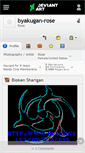 Mobile Screenshot of byakugan-rose.deviantart.com