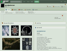 Tablet Screenshot of jaredpetersen.deviantart.com