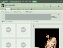 Tablet Screenshot of bashedupbarbie.deviantart.com