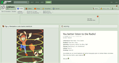Desktop Screenshot of linkhare.deviantart.com