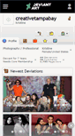 Mobile Screenshot of creativetampabay.deviantart.com