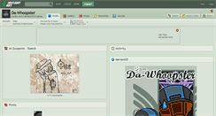 Desktop Screenshot of da-whoopster.deviantart.com