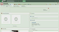 Desktop Screenshot of ciracecilie.deviantart.com