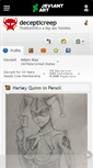 Mobile Screenshot of decepticreep.deviantart.com