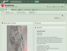 Tablet Screenshot of decepticreep.deviantart.com