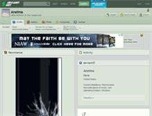 Tablet Screenshot of aneima.deviantart.com