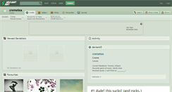 Desktop Screenshot of cremetea.deviantart.com