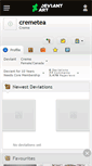 Mobile Screenshot of cremetea.deviantart.com