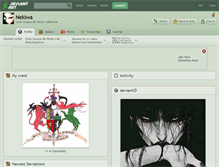 Tablet Screenshot of nekiwa.deviantart.com