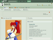 Tablet Screenshot of disasterrific.deviantart.com