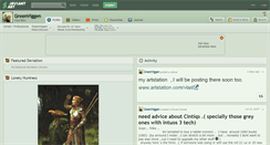 Desktop Screenshot of greenviggen.deviantart.com