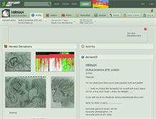 Tablet Screenshot of hirnah.deviantart.com