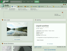 Tablet Screenshot of inwie.deviantart.com