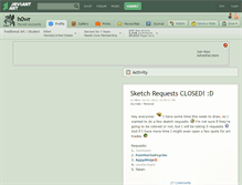 Tablet Screenshot of h0wr.deviantart.com