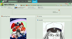 Desktop Screenshot of angel-of-milkyway.deviantart.com