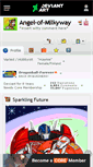 Mobile Screenshot of angel-of-milkyway.deviantart.com