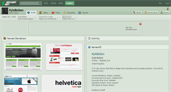 Desktop Screenshot of kylebolton.deviantart.com