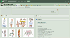 Desktop Screenshot of keron-gammaru.deviantart.com