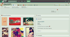 Desktop Screenshot of mhawnick001.deviantart.com