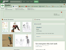 Tablet Screenshot of ghostie1.deviantart.com