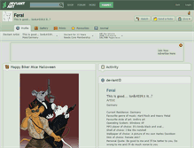 Tablet Screenshot of ferai.deviantart.com