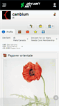 Mobile Screenshot of cambium.deviantart.com