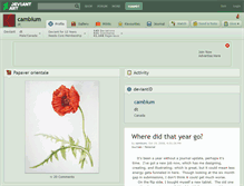 Tablet Screenshot of cambium.deviantart.com