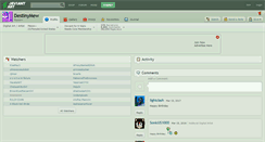 Desktop Screenshot of destinymew.deviantart.com