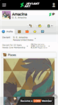 Mobile Screenshot of amacina.deviantart.com