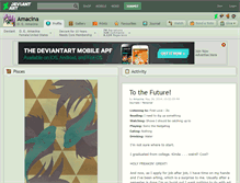 Tablet Screenshot of amacina.deviantart.com
