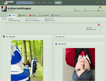 Tablet Screenshot of endlessrosehitsugaya.deviantart.com