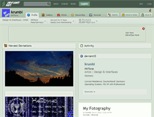 Tablet Screenshot of krumbi.deviantart.com