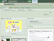 Tablet Screenshot of dokixnabi-fanclub.deviantart.com
