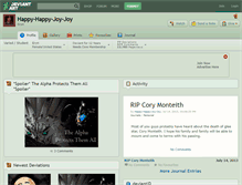 Tablet Screenshot of happy-happy-joy-joy.deviantart.com