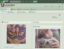 Tablet Screenshot of cytotoxicblade.deviantart.com
