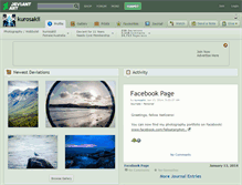 Tablet Screenshot of kurosakii.deviantart.com